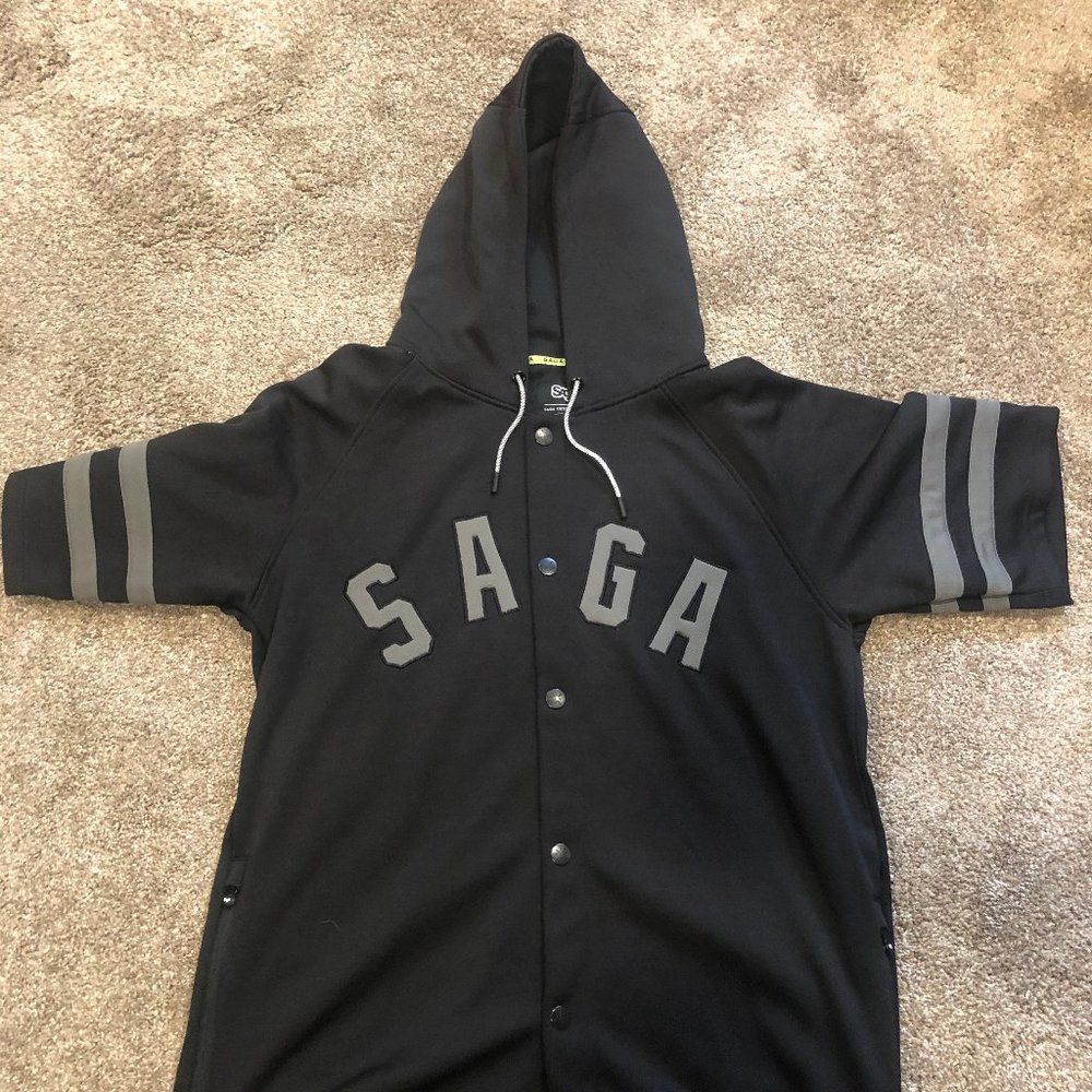 SAGA foul play short sleeve button up